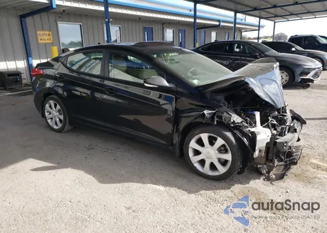 2013 Hyundai Elantra Gls from USA, damaged, VIN 5NPDH4AE0DH178950